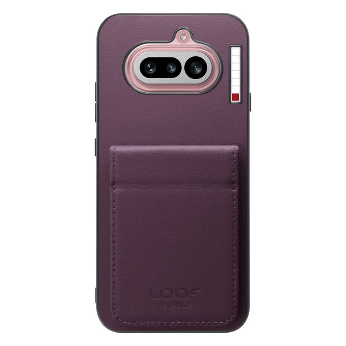 [ LOOF FOLD ] Nothing Phone (4a) A069 ケース 背面 カード収納 カード入れ カードポケット カバー スマホケース 薄型 大容量 本革 [ Nothing Phone (4a) ]