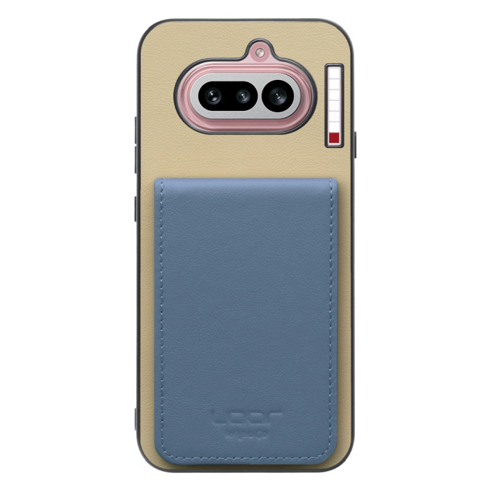 [ LOOF BASIC-SHELL SLIM CARD 4カード ] Nothing Phone (4a) A069 ケース 背面 カード収納 カード入れ カードポケット カバー スマホケース 薄型 大容量 本革 [ Nothing Phone (4a) ]