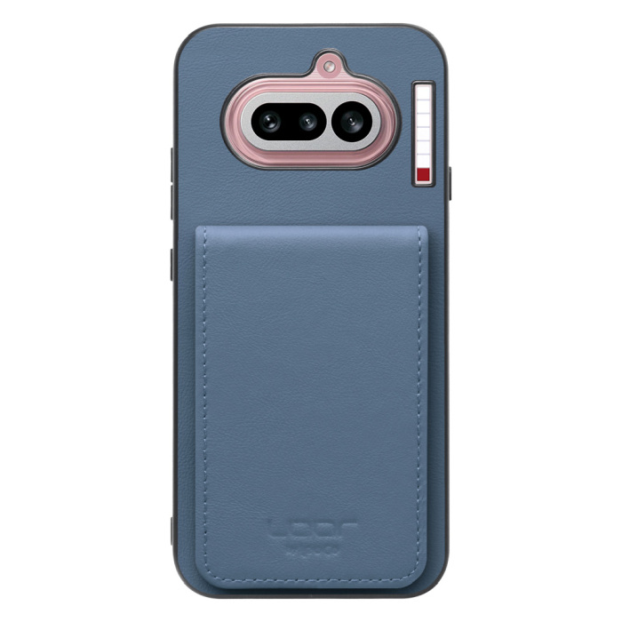 [ LOOF BASIC-SHELL SLIM CARD 4カード ] Nothing Phone (4a) A069 ケース 背面 カード収納 カード入れ カードポケット カバー スマホケース 薄型 大容量 本革 [ Nothing Phone (4a) ]