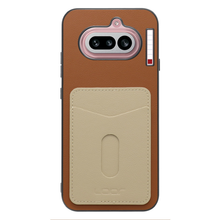 [ LOOF PASS-SHELL (LEATHER Ver.) スライド ] Nothing Phone (4a) A069 スマホケース 背面 ケース カバー ハードケース カード収納 カードホルダー ストラップホール [ Nothing Phone (4a) ]