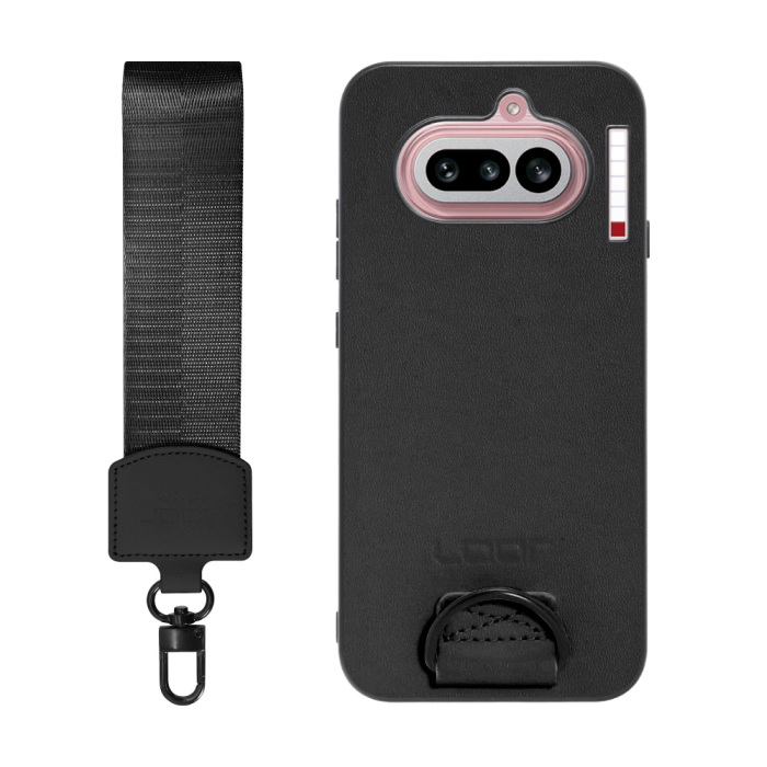 [ LOOF STRAP-SHELL (ショートVer.) ] Nothing Phone (4a) A069 スマホケース 背面 ケース カバー ハードケース ハンドストラップ  本革 [ Nothing Phone (4a) ]