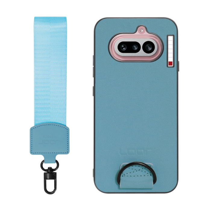 [ LOOF STRAP-SHELL (ショートVer.) ] Nothing Phone (4a) A069 スマホケース 背面 ケース カバー ハードケース ハンドストラップ  本革 [ Nothing Phone (4a) ]