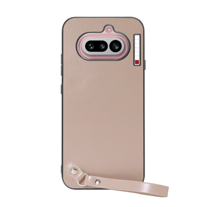 [ LOOF MACARON-SHELL ] Nothing Phone (4a) A069 スマホケース 背面 ケース カバー ハードケース ストラップ付き 本革 ストラップホール [ Nothing Phone (4a) ]
