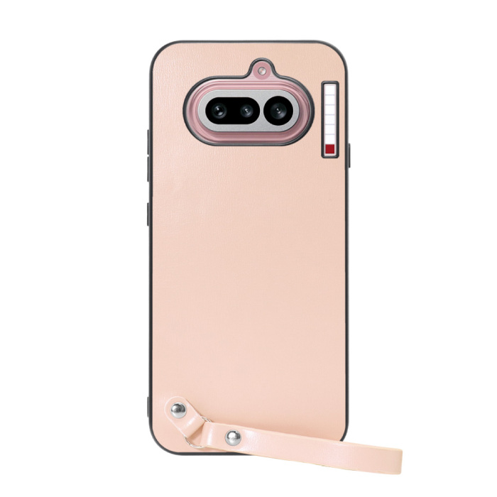 [ LOOF MACARON-SHELL ] Nothing Phone (4a) A069 スマホケース 背面 ケース カバー ハードケース ストラップ付き 本革 ストラップホール [ Nothing Phone (4a) ]