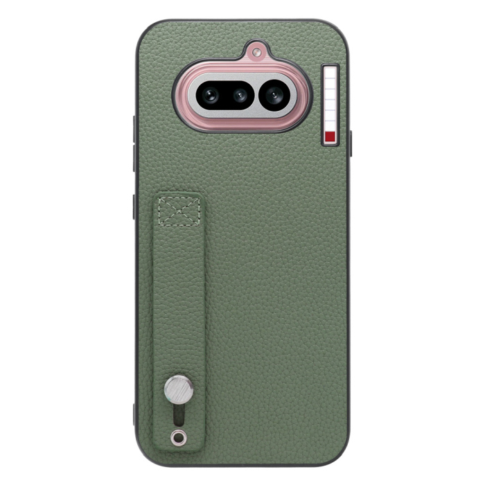 [ LOOF HOLD-SHELL ] Nothing Phone (4a) A069 スマホケース 背面 ケース カバー ハードケース 背面ベルト 本革 ストラップホール [ Nothing Phone (4a) ]
