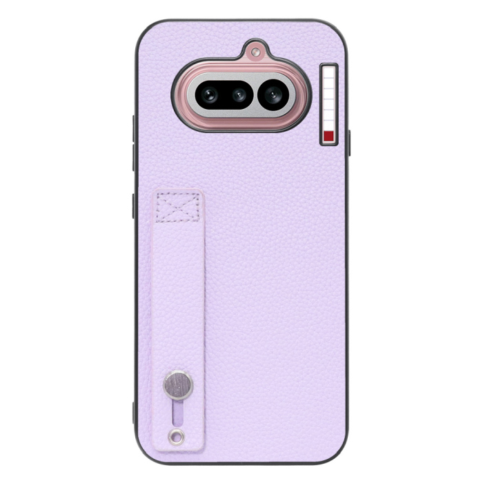 [ LOOF HOLD-SHELL ] Nothing Phone (4a) A069 スマホケース 背面 ケース カバー ハードケース 背面ベルト 本革 ストラップホール [ Nothing Phone (4a) ]