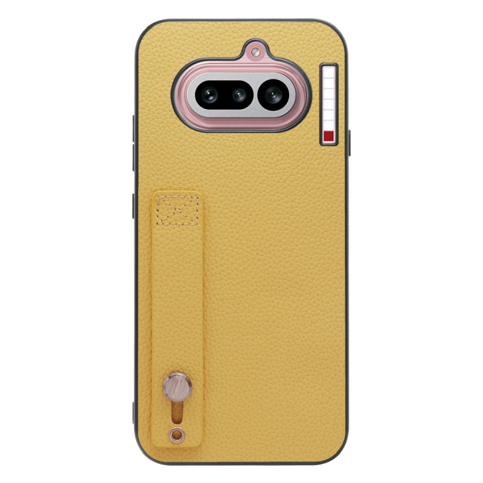[ LOOF HOLD-SHELL ] Nothing Phone (4a) A069 スマホケース 背面 ケース カバー ハードケース 背面ベルト 本革 ストラップホール [ Nothing Phone (4a) ]