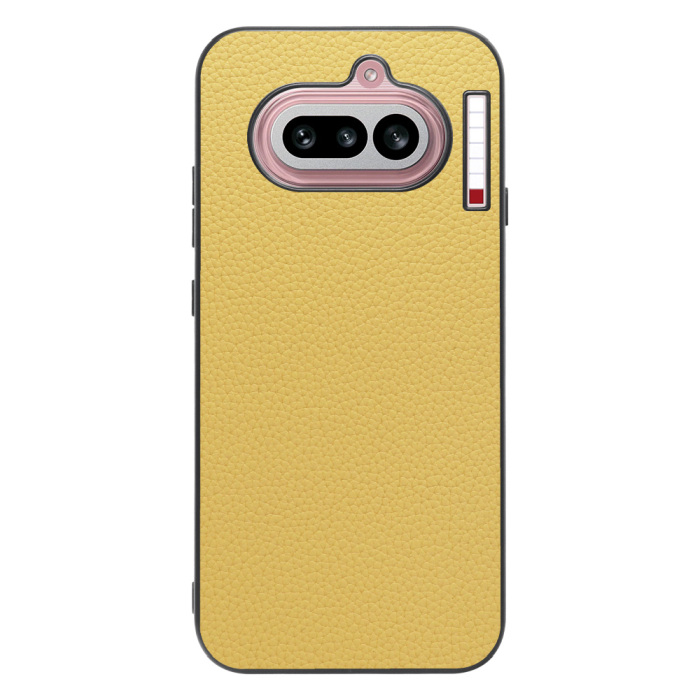 [ LOOF LUXURY-SHELL ] Nothing Phone (4a) A069 スマホケース 背面 ケース カバー ハードケース 本革 ストラップホール [ Nothing Phone (4a) ]