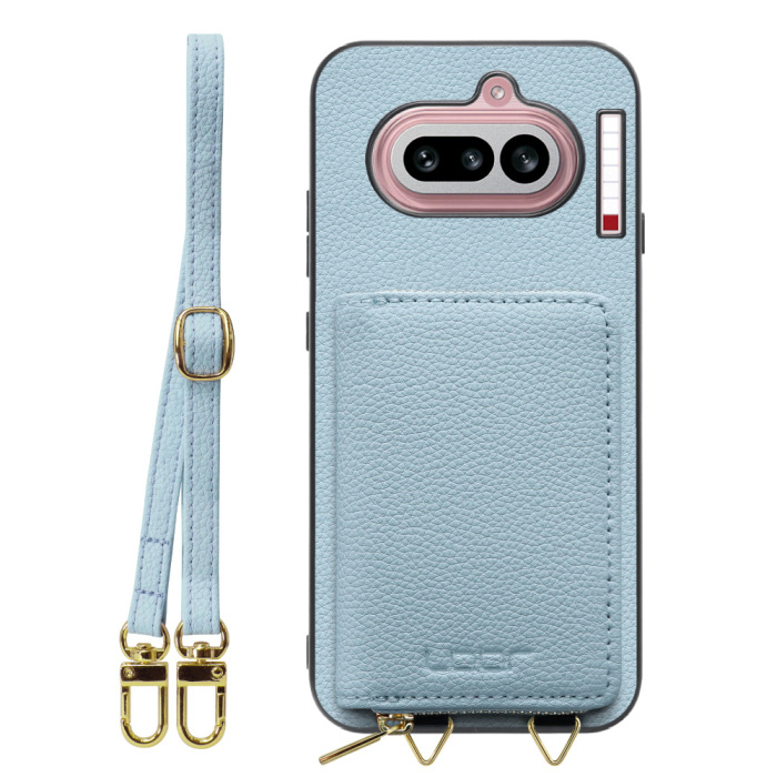 [ LOOF LUXURY-SHELL POUCH ] Nothing Phone (4a) A069 ケース ショルダー スマホショルダー 背面 収納 ポーチ付き カバー スマホケース ストラップ 本革 [ Nothing Phone (4a) ]