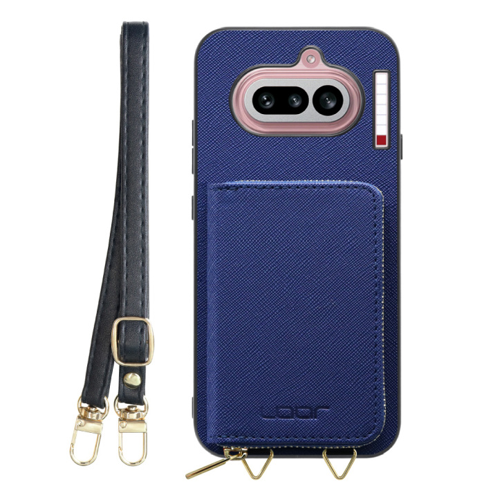 [ LOOF CASUAL-SHELL POUCH ] Nothing Phone (4a) A069 ケース ショルダー スマホショルダー 背面 収納 ポーチ付き カバー スマホケース ストラップ レザー [ Nothing Phone (4a) ]