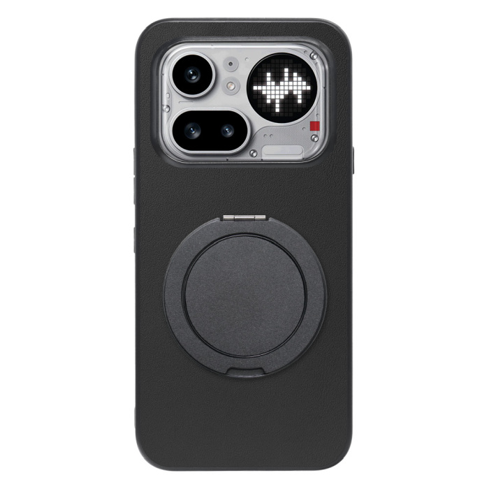 [ LOOF RING-SHELL (シンプル Ver.) ] Nothing Phone (4a) Pro A069P スマホケース 背面 ケース カバー ハードケース スマホリング リング付き 本革 ストラップホール [ Nothing Phone (4a) Pro ]