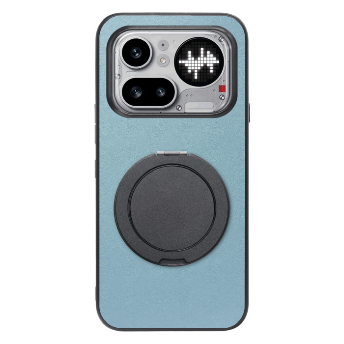 [ LOOF RING-SHELL (シンプル Ver.) ] Nothing Phone (4a) Pro A069P スマホケース 背面 ケース カバー ハードケース スマホリング リング付き 本革 ストラップホール [ Nothing Phone (4a) Pro ]