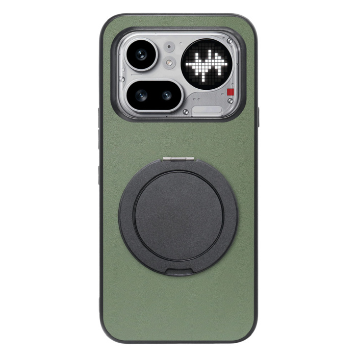 [ LOOF RING-SHELL (シンプル Ver.) ] Nothing Phone (4a) Pro A069P スマホケース 背面 ケース カバー ハードケース スマホリング リング付き 本革 ストラップホール [ Nothing Phone (4a) Pro ]