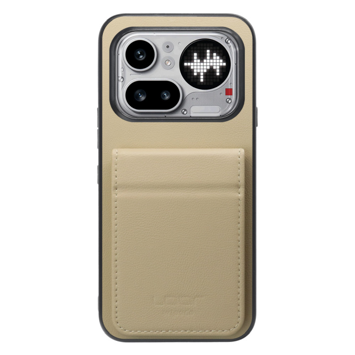 [ LOOF BASIC-SHELL SLIM CARD 2カード ] Nothing Phone (4a) Pro A069P ケース 背面 カード収納 カード入れ カードポケット カバー スマホケース 薄型 大容量 本革 [ Nothing Phone (4a) Pro ]