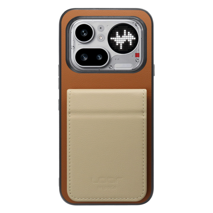 [ LOOF BASIC-SHELL SLIM CARD 2カード ] Nothing Phone (4a) Pro A069P ケース 背面 カード収納 カード入れ カードポケット カバー スマホケース 薄型 大容量 本革 [ Nothing Phone (4a) Pro ]