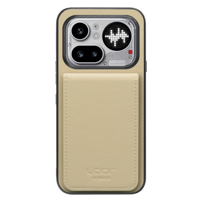 [ LOOF BASIC-SHELL SLIM CARD 4カード ] Nothing Phone (4a) Pro A069P ケース 背面 カード収納 カード入れ カードポケット カバー スマホケース 薄型 大容量 本革 [ Nothing Phone (4a) Pro ]