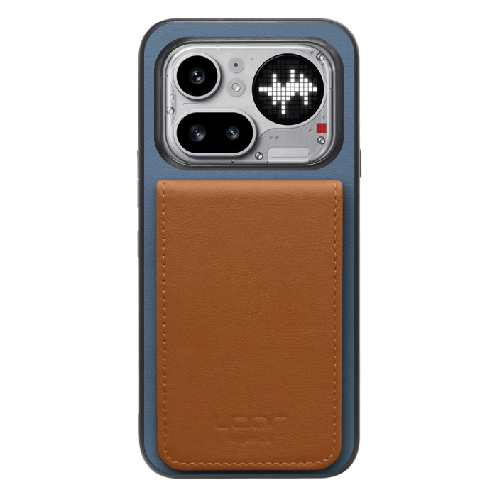 [ LOOF BASIC-SHELL SLIM CARD 4カード ] Nothing Phone (4a) Pro A069P ケース 背面 カード収納 カード入れ カードポケット カバー スマホケース 薄型 大容量 本革 [ Nothing Phone (4a) Pro ]