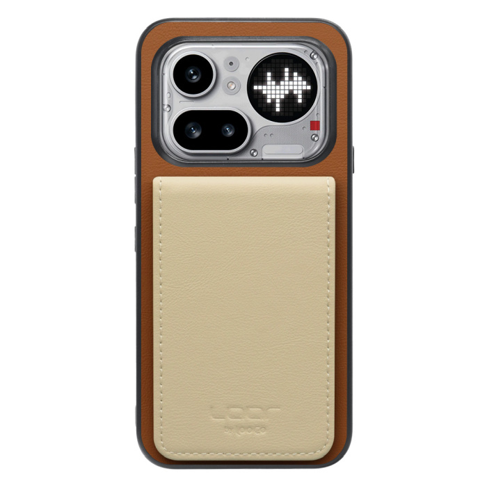[ LOOF BASIC-SHELL SLIM CARD 4カード ] Nothing Phone (4a) Pro A069P ケース 背面 カード収納 カード入れ カードポケット カバー スマホケース 薄型 大容量 本革 [ Nothing Phone (4a) Pro ]