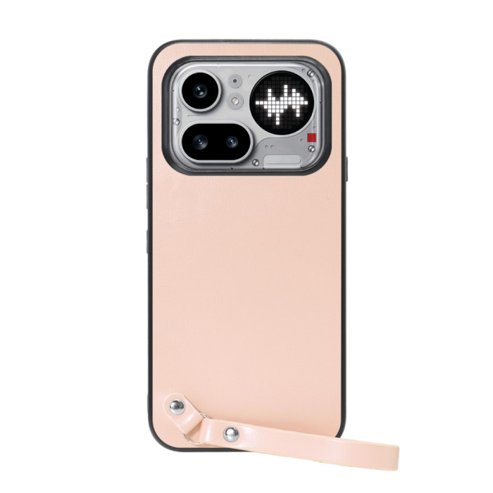 [ LOOF MACARON-SHELL ] Nothing Phone (4a) Pro A069P スマホケース 背面 ケース カバー ハードケース ストラップ付き 本革 ストラップホール [ Nothing Phone (4a) Pro ]