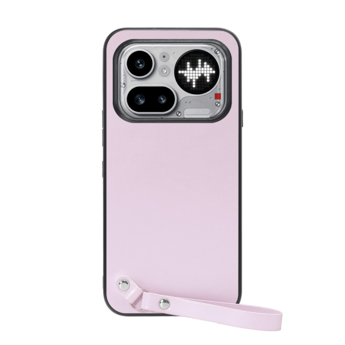 [ LOOF MACARON-SHELL ] Nothing Phone (4a) Pro A069P スマホケース 背面 ケース カバー ハードケース ストラップ付き 本革 ストラップホール [ Nothing Phone (4a) Pro ]