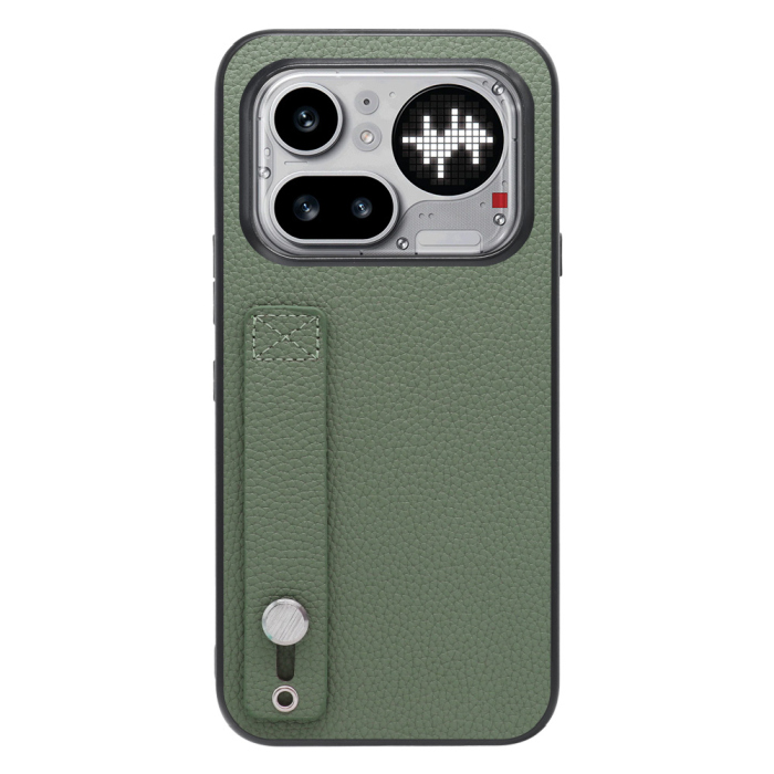 [ LOOF HOLD-SHELL ] Nothing Phone (4a) Pro A069P スマホケース 背面 ケース カバー ハードケース 背面ベルト 本革 ストラップホール [ Nothing Phone (4a) Pro ]