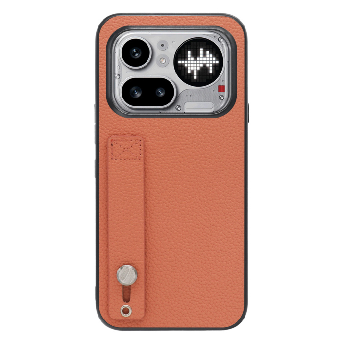 [ LOOF HOLD-SHELL ] Nothing Phone (4a) Pro A069P スマホケース 背面 ケース カバー ハードケース 背面ベルト 本革 ストラップホール [ Nothing Phone (4a) Pro ]