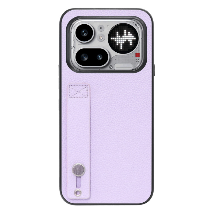 [ LOOF HOLD-SHELL ] Nothing Phone (4a) Pro A069P スマホケース 背面 ケース カバー ハードケース 背面ベルト 本革 ストラップホール [ Nothing Phone (4a) Pro ]