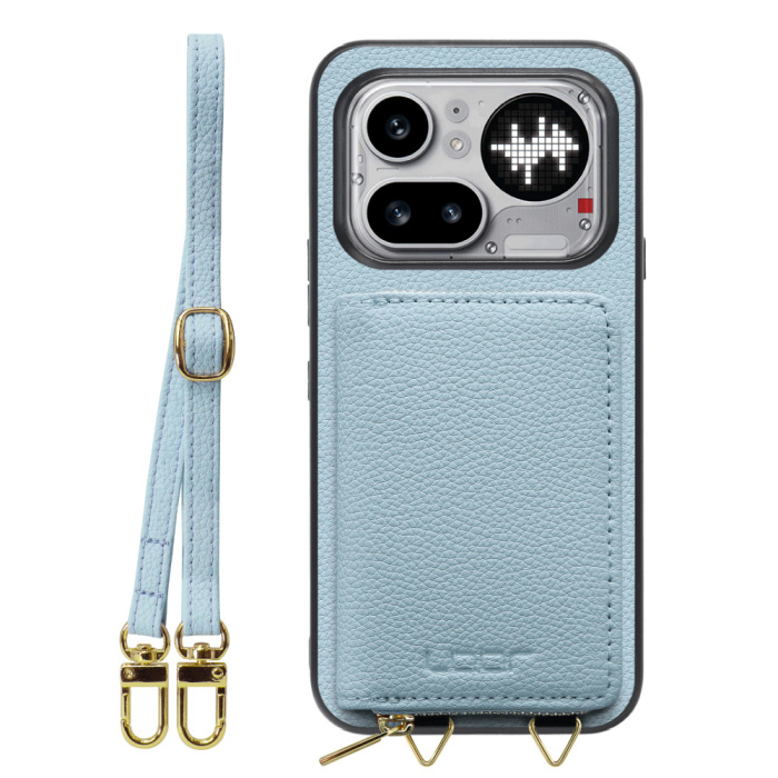 [ LOOF LUXURY-SHELL POUCH ] Nothing Phone (4a) Pro A069P ケース ショルダー スマホショルダー 背面 収納 ポーチ付き カバー スマホケース ストラップ 本革 [ Nothing Phone (4a) Pro ]