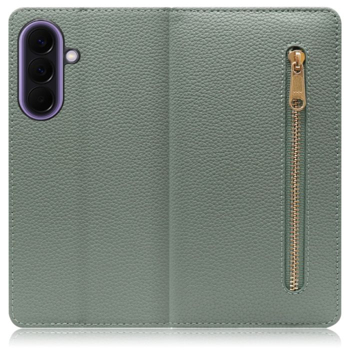 [ LOOF POCKET ] Galaxy A57 5G SC-54G SCG39 SM-A576Z SM-A576C スマホケース ケース カバー 手帳型ケース カード収納 本革 マグネットなし ベルトなし ポケット ファスナー [ Galaxy A57 5G ]