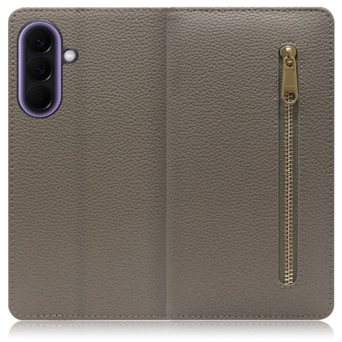 [ LOOF POCKET ] Galaxy A57 5G SC-54G SCG39 SM-A576Z SM-A576C スマホケース ケース カバー 手帳型ケース カード収納 本革 マグネットなし ベルトなし ポケット ファスナー [ Galaxy A57 5G ]
