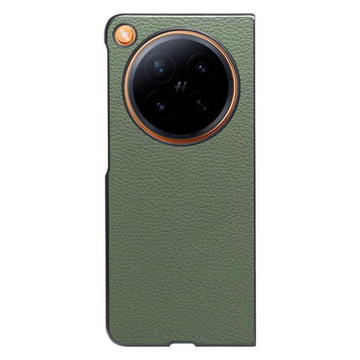 [ LOOF LUXURY-SHELL ] OPPO Find N6 CPH2765 スマホケース 背面 ケース カバー ハードケース 本革 [ OPPO Find N6 ]