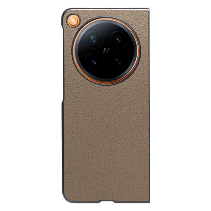 [ LOOF LUXURY-SHELL ] OPPO Find N6 CPH2765 スマホケース 背面 ケース カバー ハードケース 本革 [ OPPO Find N6 ]