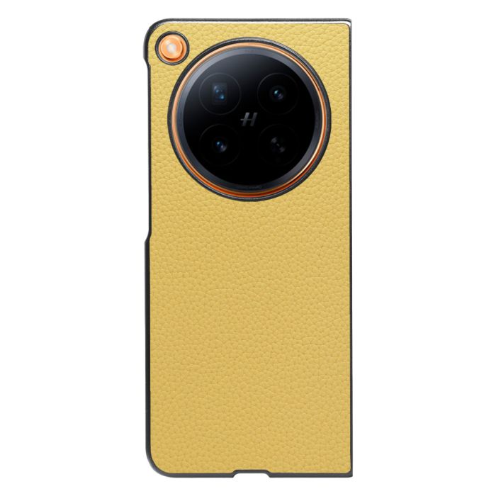 [ LOOF LUXURY-SHELL ] OPPO Find N6 CPH2765 スマホケース 背面 ケース カバー ハードケース 本革 [ OPPO Find N6 ]