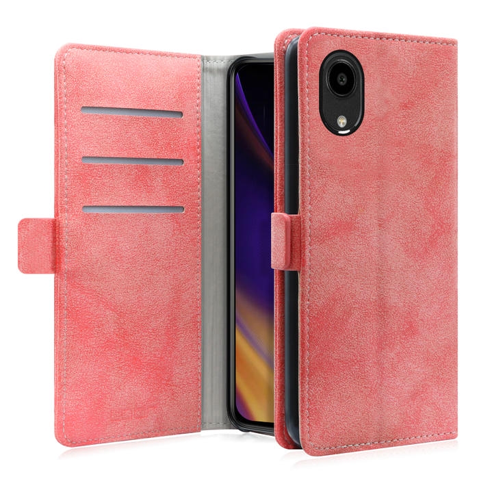 [ LOOF SIKI-MAG ] DIGNO SX5 KC-S306 スマホケース ケース カバー 手帳型ケース カード収納 ベルト付き マグネット付き [ DIGNO SX5 ]