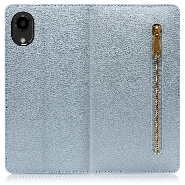 [ LOOF POCKET ] DIGNO SX5 KC-S306 スマホケース ケース カバー 手帳型ケース カード収納 本革 マグネットなし ベルトなし ポケット ファスナー [ DIGNO SX5 ]