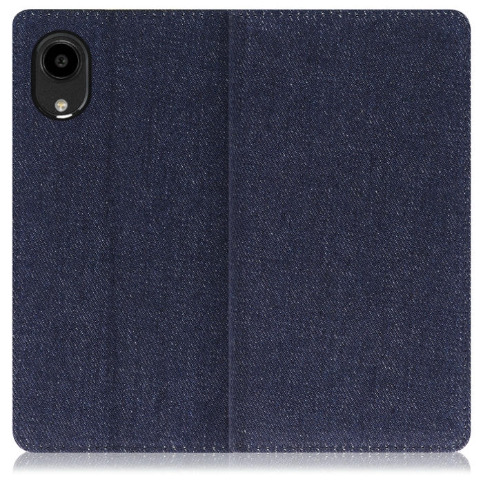[ LOOF DENIM ] DIGNO SX5 KC-S306 スマホケース ケース カバー 手帳型ケース カード収納 マグネット付き デニム ベルトなし [ DIGNO SX5 ]