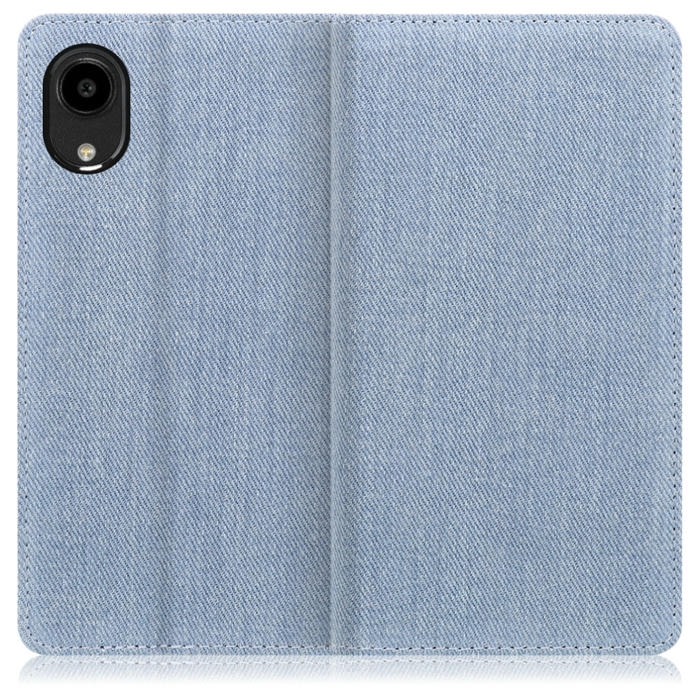 [ LOOF DENIM ] DIGNO SX5 KC-S306 スマホケース ケース カバー 手帳型ケース カード収納 マグネット付き デニム ベルトなし [ DIGNO SX5 ]