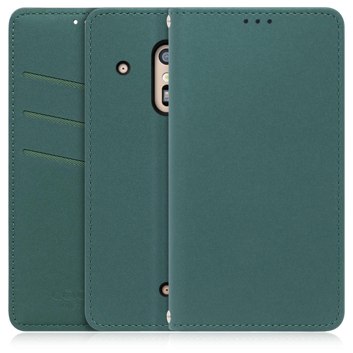 [ LOOF SKIN ] らくらくスマートフォン (me)  F-01L / F-42A らくらくスマートフォンme FUJITSU FCNT スマホケース ケース カバー 手帳型ケース ストラップホール スピーカーホール カード収納 マグネット付き ベルトなし  [ らくらくスマートフォンme F-01L ]