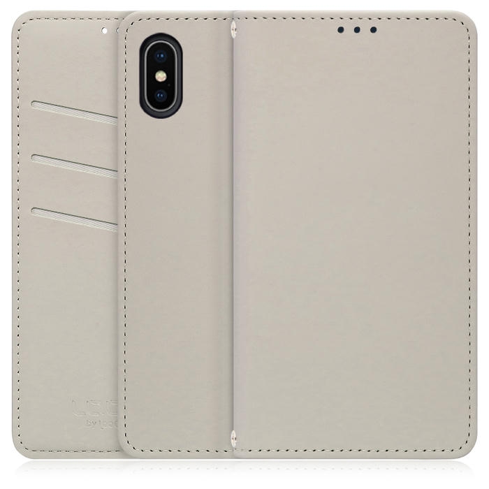 [ LOOF SKIN ] iPhone X / XS iPhonex iPhonexs スマホケース ケース カバー 手帳型ケース ストラップホール スピーカーホール カード収納 マグネット付き ベルトなし  [ iPhone X / XS ]