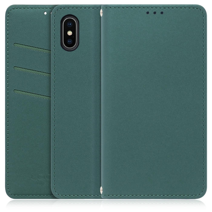 [ LOOF SKIN ] iPhone X / XS iPhonex iPhonexs スマホケース ケース カバー 手帳型ケース ストラップホール スピーカーホール カード収納 マグネット付き ベルトなし  [ iPhone X / XS ]