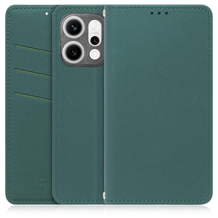 [ LOOF SKIN ] OPPO Reno14 5G  スマホケース ケース カバー 手帳型ケース ストラップホール スピーカーホール カード収納 マグネット付き ベルトなし  [ OPPO Reno14 5G ]