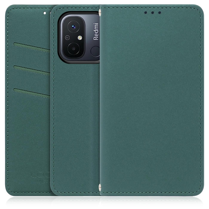 [ LOOF SKIN ] Xiaomi Redmi 12C Redmi12C スマホケース ケース カバー 手帳型ケース ストラップホール スピーカーホール カード収納 マグネット付き ベルトなし  [ Xiaomi Redmi 12C ]