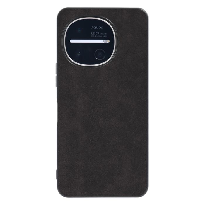 [ LOOF ALCANTARA-SHELL ] AQUOS R11 SH-51G SH-M35 ケース カバー スマホケース アルカンターラ シンプル ストラップホール [ AQUOS R11 ]