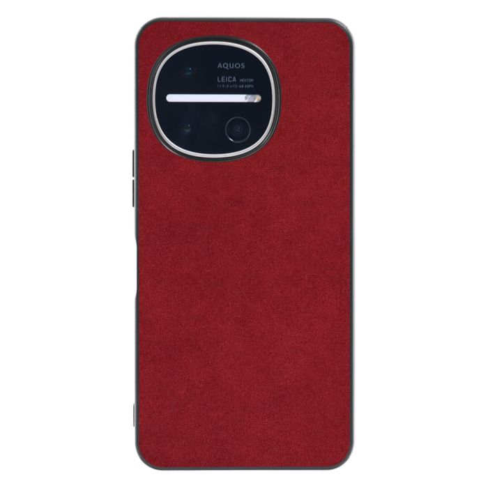 [ LOOF ALCANTARA-SHELL ] AQUOS R11 SH-51G SH-M35 ケース カバー スマホケース アルカンターラ シンプル ストラップホール [ AQUOS R11 ]