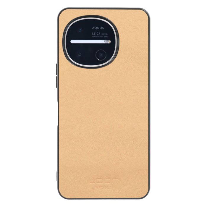 [ LOOF BASIC-SHELL ] AQUOS R11 SH-51G SH-M35 ケース カバー スマホケース 本革 レザー シンプル ストラップホール [ AQUOS R11 ]