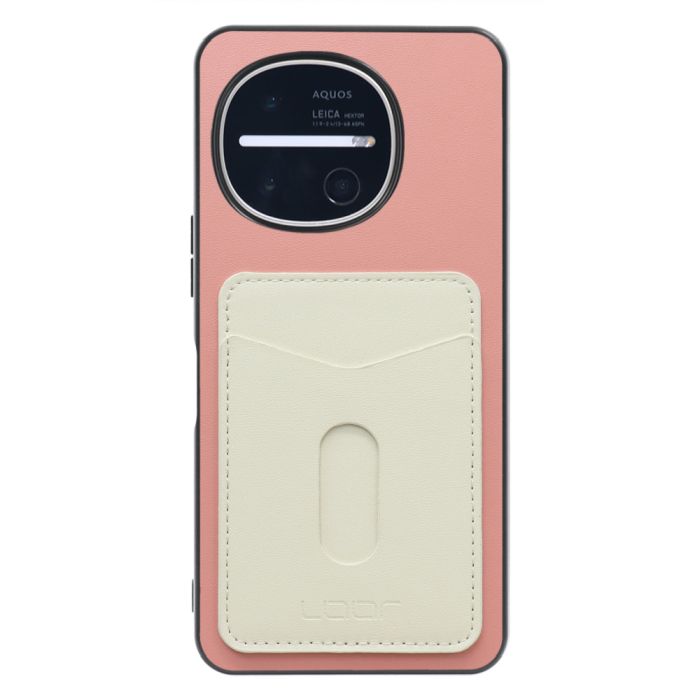 [ LOOF PASS-SHELL スライド] AQUOS R11 SH-51G SH-M35 スマホケース 背面 ケース カバー ハードケース カード収納 カードホルダー ストラップホール [ AQUOS R11 ]