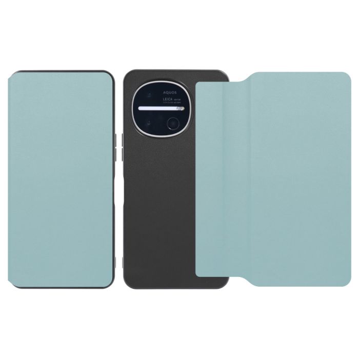 [ LOOF SLIM-FIT ] AQUOS R11 SH-51G SH-M35 スマホケース 背面 ケース カバー 手帳型 ハードケース カード収納 ポケットあり/なし マグネットなし ストラップホール [ AQUOS R11 ]