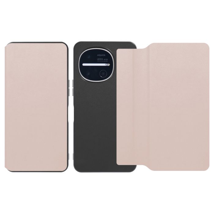 [ LOOF SLIM-FIT ] AQUOS R11 SH-51G SH-M35 スマホケース 背面 ケース カバー 手帳型 ハードケース カード収納 ポケットあり/なし マグネットなし ストラップホール [ AQUOS R11 ]