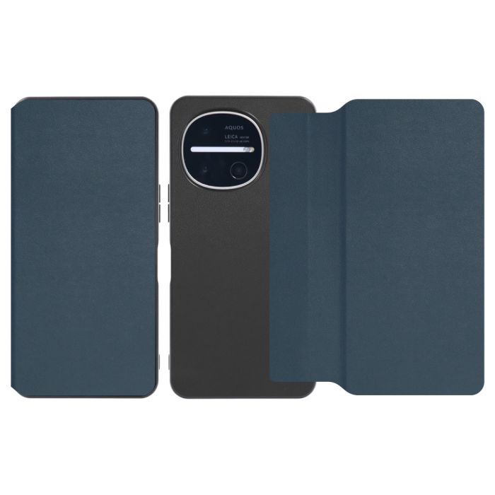 [ LOOF SLIM-FIT ] AQUOS R11 SH-51G SH-M35 スマホケース 背面 ケース カバー 手帳型 ハードケース カード収納 ポケットあり/なし マグネットなし ストラップホール [ AQUOS R11 ]