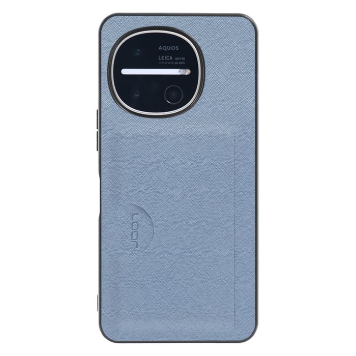 [ LOOF CASUAL-SLOT ] AQUOS R11 SH-51G SH-M35 スマホケース 背面 カード入れ カードポケット ケース カバー ハードケース カード収納 ストラップホール [ AQUOS R11 ]